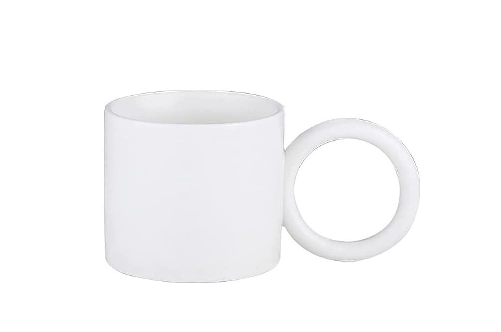 FiliżAnki Kubek PodróżNy Kreatywny Kubek Do Kawy Z Okrągłym Uchwytem, Kubek Ceramiczny Z Atramentem 320 Ml, Kubek Do Kawy W Kuchence Mikrofalowej/kubek Śniadaniowy/kubek Do Napoju Kawa Kubek Kubek (B