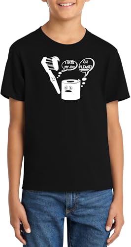 Image of I Hate My Job Toothbrush Toilet Paper Funny Top Toothbrush Toilet Paper Humor Graphic Cotton Tee Adult Youth Tall Men Women