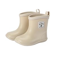 Tree Grandpa Toddler Rain Boots Size 5 for Boys Girls Kids Rain Shoes,Lightweight and Waterproof Baby rain boots with Easy on