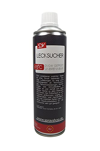 SDV Chemie Lecksuchspray 3X 400ml DVGW geprüft bis -15°C Leckfinder Lecksucher Gas Lecksuch-Spray