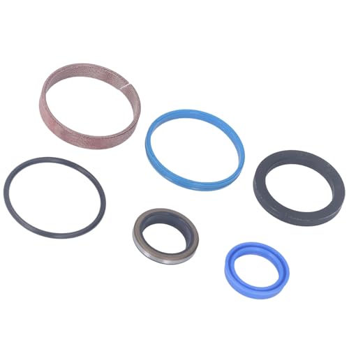 Dichtungsset, Set für Gabelstapler, Gummimaterial, Modell 0009608077, Kompatibel mit R14 R16 R20 115 E16 E20 335 H12 16 18 20 350, Gabelstapler