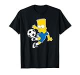 The Simpsons Bart Simpson Soccer Ball Kick Up T-Shirt