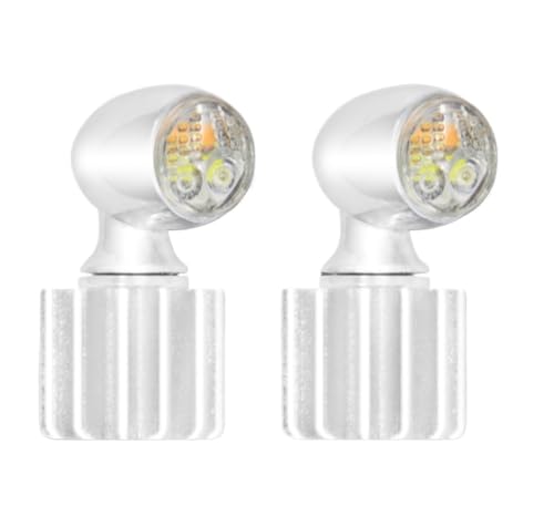 Indicateur lumineux moto LED ambre de qualité supérieure pour finitions Softail et Dyna 12V