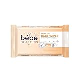 Bébé Bottoms Hypoallergenic Facial Cloth and Baby Wipes - Fragrance & Paraben Free, Sensitive Skin Friendly - Travel Essentials, Baby Essentials - Ideal for On-the-Go Families (56 Count)