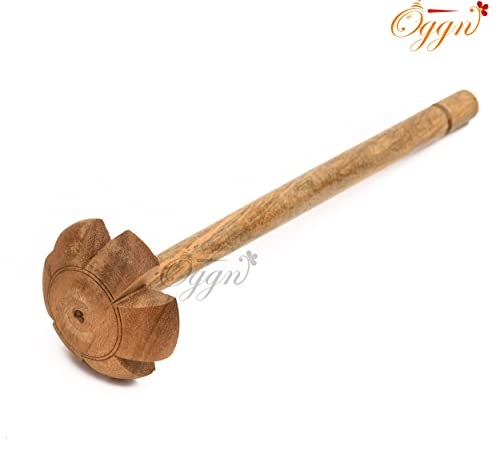 Image of Sanjeev Kapoor by OGGN Mix Wood Serving & Cooking Spoon Set of 6, Handmade Wooden Spatula Set for Cooking, Non Stick Kitchen Tools, Turner, Ladle, Pasta & Frying Spoon, Natural Cookware