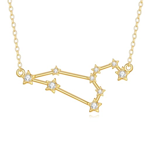 14K Gold Zodiac Necklace