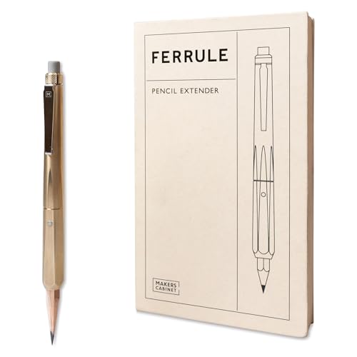 FERRULE Pencil Extender エクステンダー 鉛筆セット Amazon.co.jp: Makers Cabinet FERRULE - 鉛筆エクステンダー