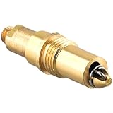 Zilimontt Waschbeckenablauf aus Messing mit Federkern-Mechanismus für einfache Click-Clack-Bedienung, kompatibel mit Standard-Spültischarmaturen, M8 Obergewinde (7,6 mm), 58,3 mm offene Länge,