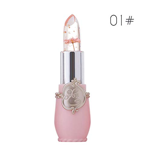 Beito 1pc Rouge à Lèvres Magique Paillettes Rouge à Lèvre Matte Changer La Couleur Baume Pour Les Lèvres Maquillage Beauté Fleur Lumineuse Jelly