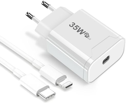 Caricatore IPhone[Certificato Apple Fi]25W Caricabatterie Rapido USB C E Cavo Caricabatterie - Foto 5