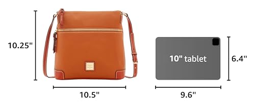 Image of Dooney & Bourke Womens Crossbody, Large Leather Handbag with Shoulder Strap