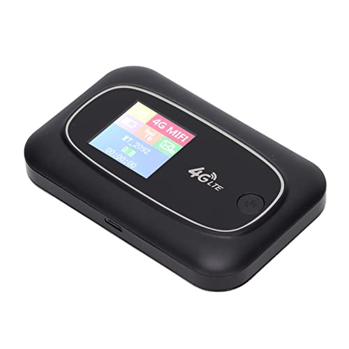 Image of Portable 4G LTE WiFi Hotspot with LED Display SIM Slot Compact Travel Router for Phones Laptops and Tablets Lightweight Mobile Internet Device for Global Travel