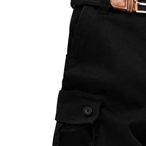 Shorts cargo de algodón para hombre con múltiples bolsillos miniatura 6