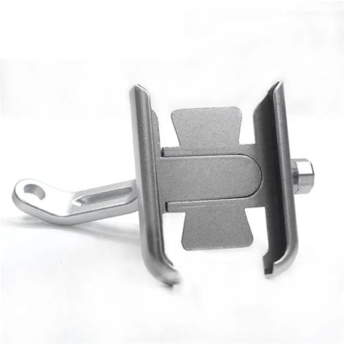 Support de téléphone moto rétroviseur ST 1300 argent universel