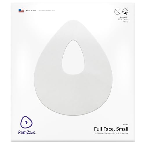 RemZzzs Full Face Cpap Mask Liners (K4-FS) - Reduce Noisy Air Leaks and Painful Blisters - Cpap Supplies and Accessories - Compatible with Fisher Paykel and Hans Rudolph