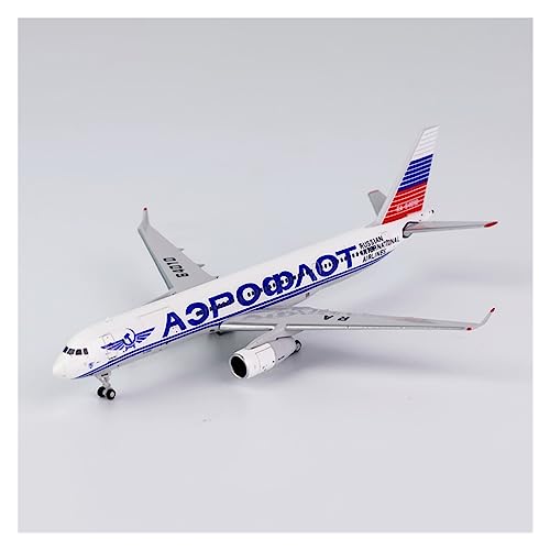 Avión clásico vintage de aleación Rossiya Tupolev TU204 escala 1/400 el regalo ideal