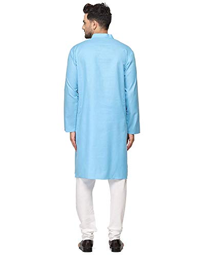 Image of Gauri Laxmi Enterprise Men's Cotton Kurta Pyjama Set