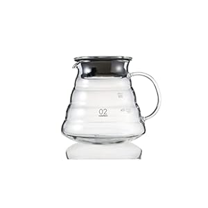 HARIO(ハリオ) V60グラスサーバー600クリア 600ml 2-5杯用 電子レンジ可 日本製 XGSR-60-TB" 