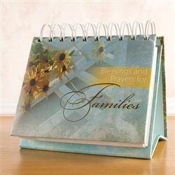 Hardcover-spiral DaySpring Blessings and Prayers for Families Perpetual Calendar (DS 11846) Book