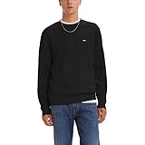 Levi's Men's Crewneck Sweatshirts, (New) Mineral Black, Large