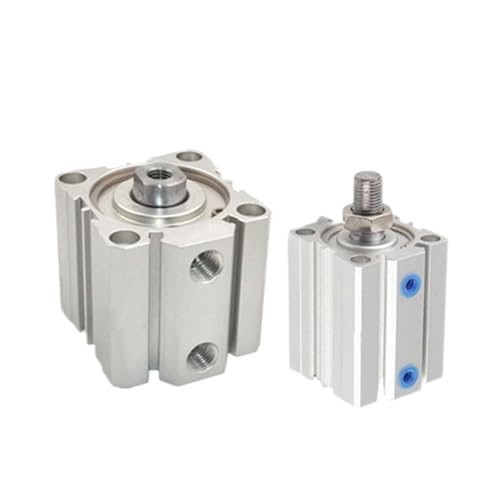 Cylindre pneumatique ACQ80X60 compact avec piston magnétique et filetage mâle robuste