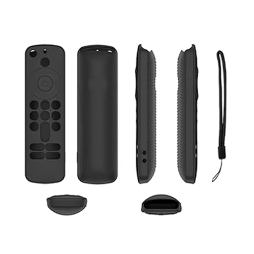 Image of Brain Freezer Silicone TV Remote Cover Compatible with New Fire TV Stick 4k and HD Remote Cover 2025 Model (Black) [Remote NOT Included]