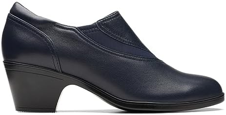 Clarks Women's Emily 2 Dove Pump, Navy Leather, 8 | Image 1