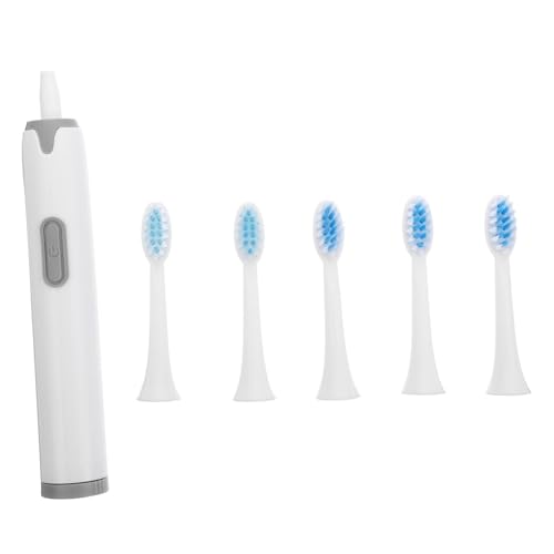 FRCOLOR Sonic Toothbrush for Adults Electric Toothbrush with 2 Brush Heads Tooth Cleaning Device for Travel