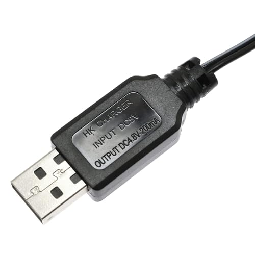 CABLEPELADO USB Ladekabel 50cm RC Auto USB Ladekabel 4.8V 250mA SM-Stecker für RC Fahrzeuge