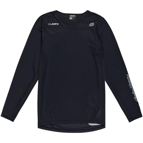 Troy Lee Designs Skyline Air Long-Sleeve Jersey - Men's, Mono Black, M