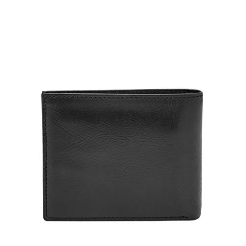Fossil Men's Ryan Leather Rfid-Blocking Bifold Passcase With Removable Card Case Wallet, Black, (Model: Ml3829001) #TOP2