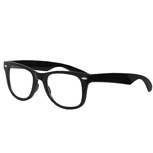 I LOVE FANCY DRESS Gafas DE Friki Negras DE PLASTICO con Lentes Transparentes Accesorio Fiestas TEMATICAS O Festivales (1 Unidad) | Ya disponible en tu tienda friki favorita! En mundofriki.es!