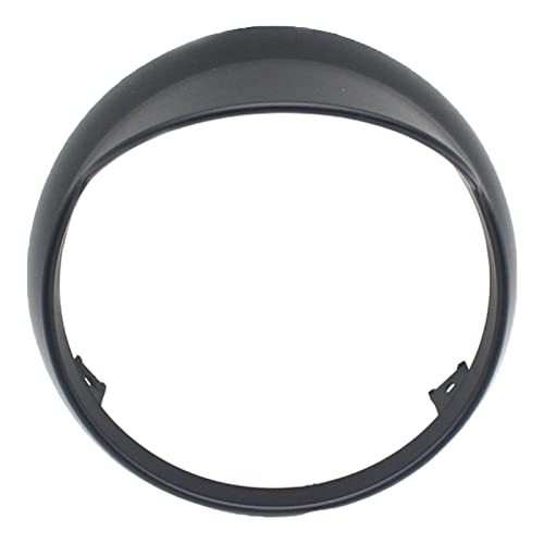 Bisel de faro resistente hecho de plástico protector carcasa embellecedor negro Primavera 7