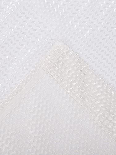 Image of Set of 2 Pcs Sheer Premium Lightweight Tissue Fabric Solid Cream Color Eyelet Long Door Curtain, 2 Pc Long Door Curtain 8ft