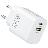 Mit zwei Anschlüssen:: Das USB Netzteil ist mit 2 Ports um 2 Geräte gleichzeitig aufzuladen und die Ladezeit des Geräts zu reduzieren. Das USB Netzstecker kann Ihre Geräte automatisch erkennen und Max.18W Leistung anbieten. Hinweis: Wenn zwei Ports gleichzeitig geladen werden, wird nur die normale Ladegeschwindigkeit unterstützt.