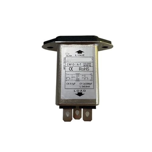 Filtro monofásico CW1D-10A-T reductor de ruido eléctrico tipo enchufe AC220V 10A