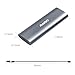MAIWO M.2 NVMe SSD Enclosure, USB 3.1 GEN2 10Gbps Tool Free USB C to M.2 NVMe SSD Adapter Reader Case, Support UASP Trim, 8TB Capacity, Aluminum