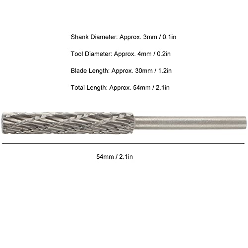 Cabezal de molienda de metal duro 4 mm con vástago 3 mm miniatura 2