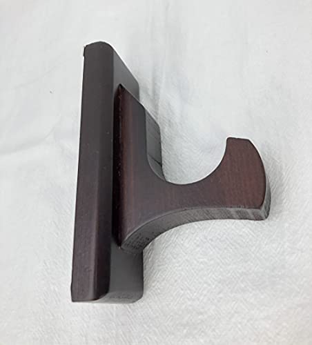 Nangopop Sword Wall Mount Display Hooks - Wood Sword Holder Rack, Hanger For Martial Arts Weapons, Axe, Knife, Dagger, Lightsaber And Wizard Wand At Home Or Office #TOP6