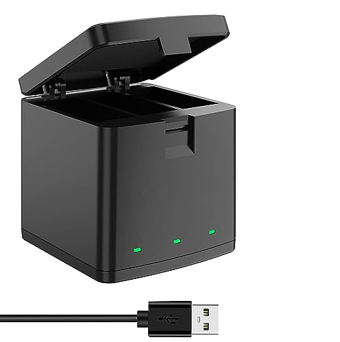 FARSAIL 3-Channel GoPro Hero Battery Charger with Type-C