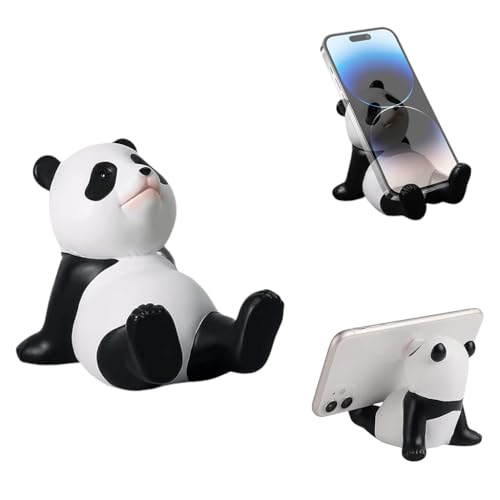 Image of ZORBES Panda Kawaii Phone Stand for Desk, Adjustable Compatible with Smartphones and Tablets, 4-8'' Cute Panda Smartphone Stand, Kawaii Room Decor Aesthetic, 2.95 x 3.54