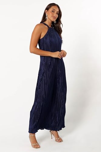 Image of Petal & Pup Women's Melody Plisse Halter Maxi Dress