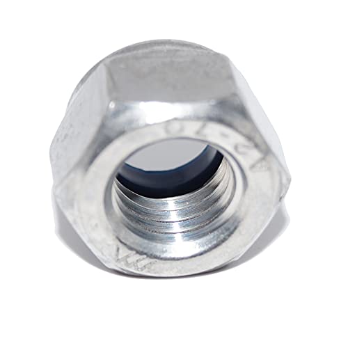 Gleitmo Locking Nuts M12 Pack of 6 High Form DIN 982 A2 Stainless Steel Nuts V2A Hex Nut, Hexagonal Nuts High Form Self-Locking DIN 982 - Image 3