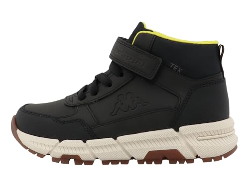 Kappa 15K0033001 Stiefelette, Black-Yellow, 34 EU