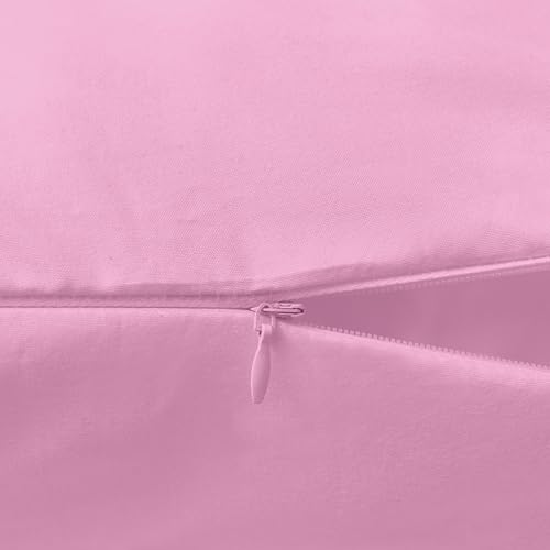 Image of Elegant Comfort Luxury Ultra-Soft 1-Piece Body Pillowcase - 1500 Premium Hotel Quality Microfiber Double Brushed - Wrinkle Resistant, Body Pillowcase Size, Light Pink