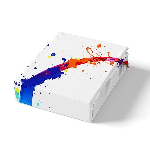 Parure de lit écouteurs musique pour relooker la chambre ado avec un style graffiti coloré