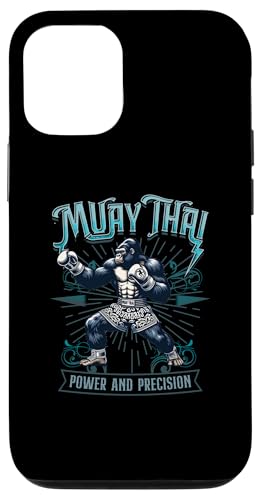 Carcasa para iPhone 12/12 Pro Potencia y precisión en el boxeo tailandés - Muay Thai y