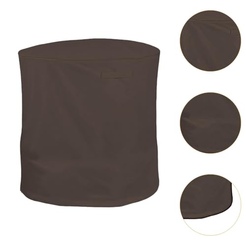 Cubierta para trituradora de madera Oxford impermeable y antipolvo en color café 3