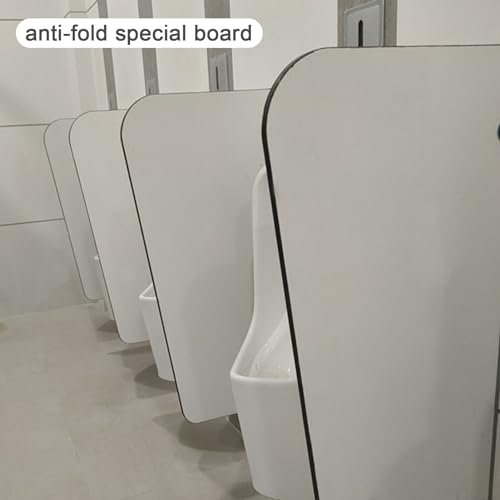 Partición de orinal para escuelas y baños infantiles con panel divisor de pared 4