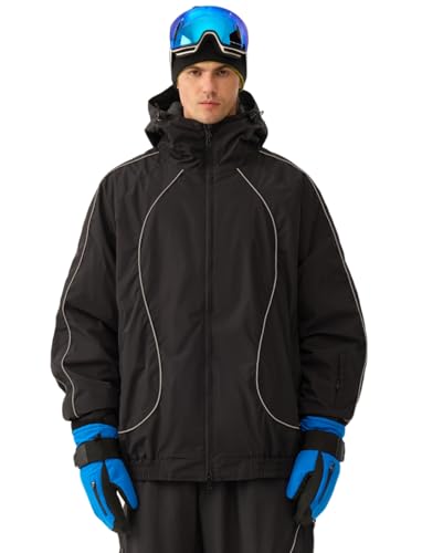 GSOU SNOW Men Ski Jacket Women Baggy Snowboard Jacket Snow